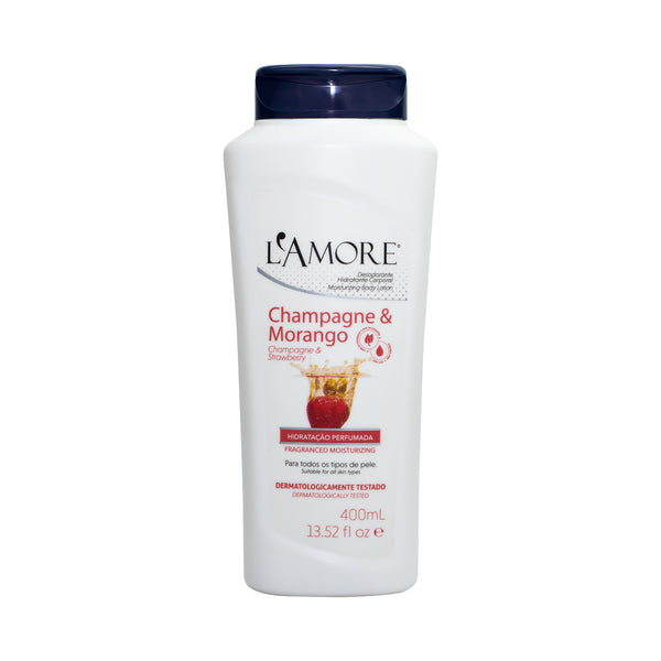 LAmore - Desodorante Corporal - Champagne e Morango  - 400ml