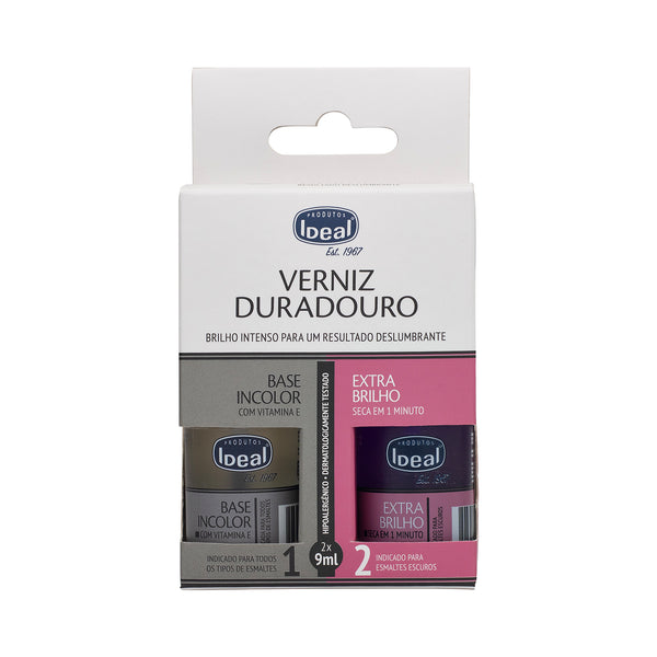 Kit Verniz Duradouro - 2X9mL