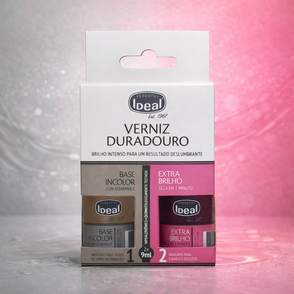 Kit Verniz Duradouro - 2X9Ml