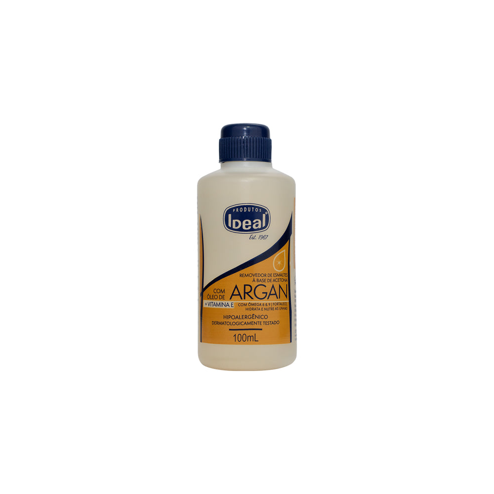 Removedor de Esmaltes com Óleo de Argan  - 100mL