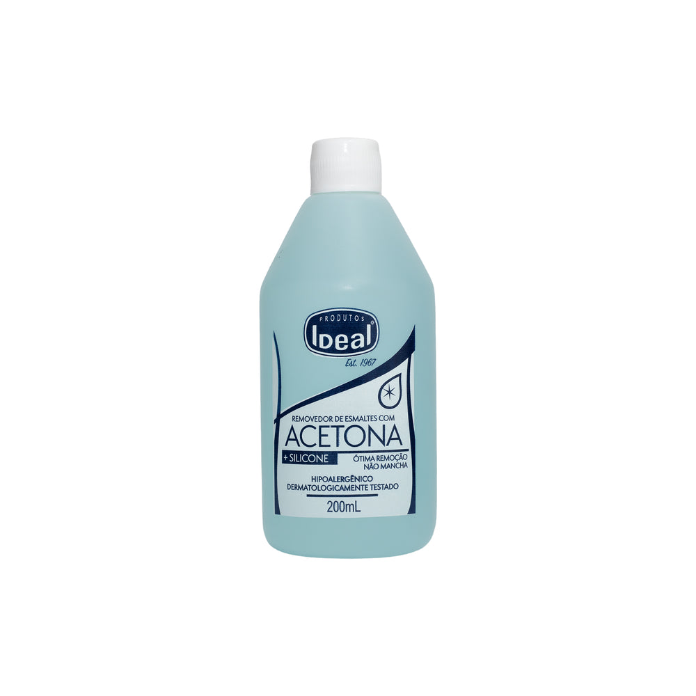 Removedor de Esmaltes com Acetona + Silicone  - 200mL