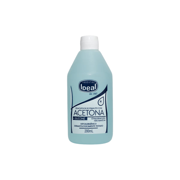 Removedor de Esmaltes com Acetona + Silicone  - 200mL