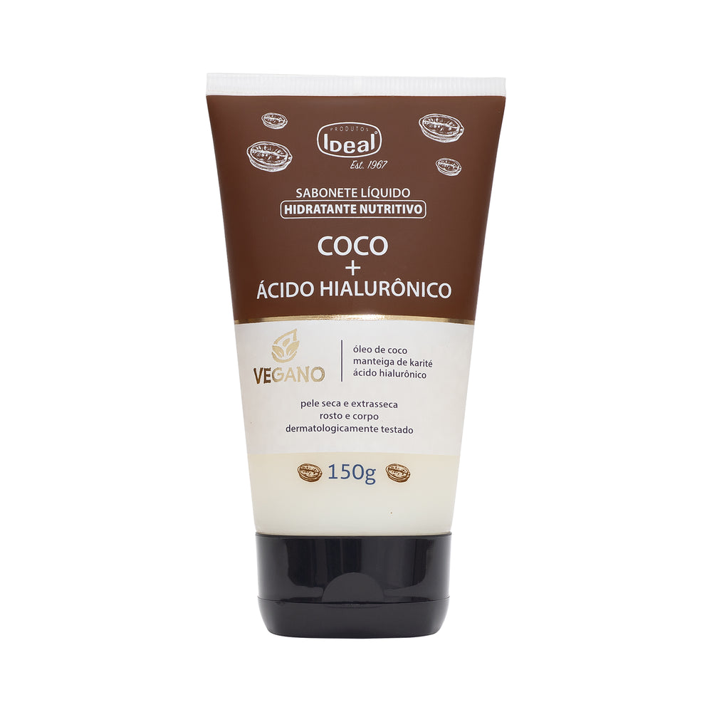 Sabonete Líquido Hidratante Nutritivo Coco e Ácido Hialurônico - 150mL