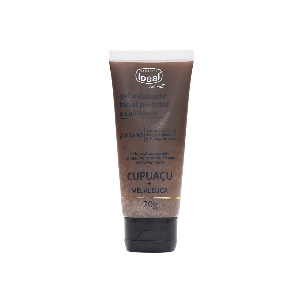 Gel Esfoliante Facial Protetor Calmante Cupuaçu e Melaleuca - 70G