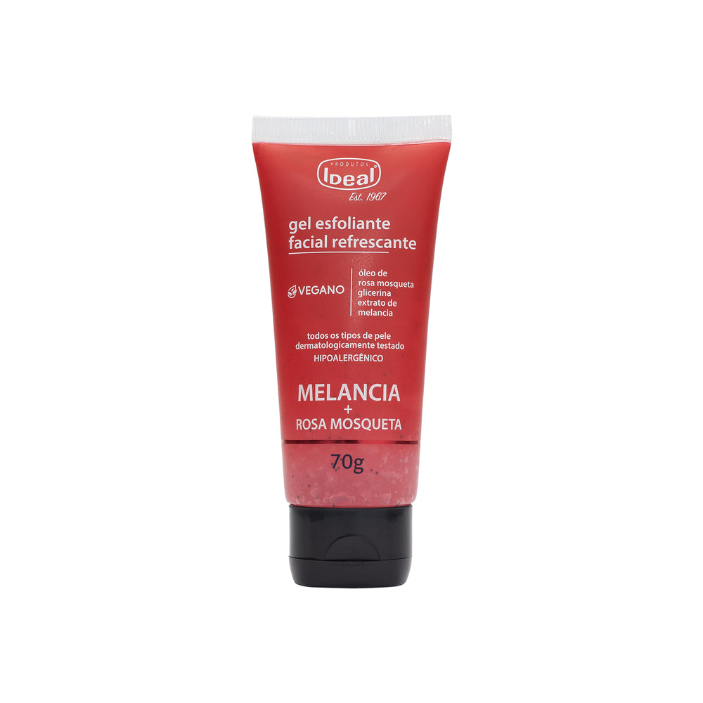 Gel Esfoliante Facial Refrescante Melancia Rosa Mosqueta - 70G