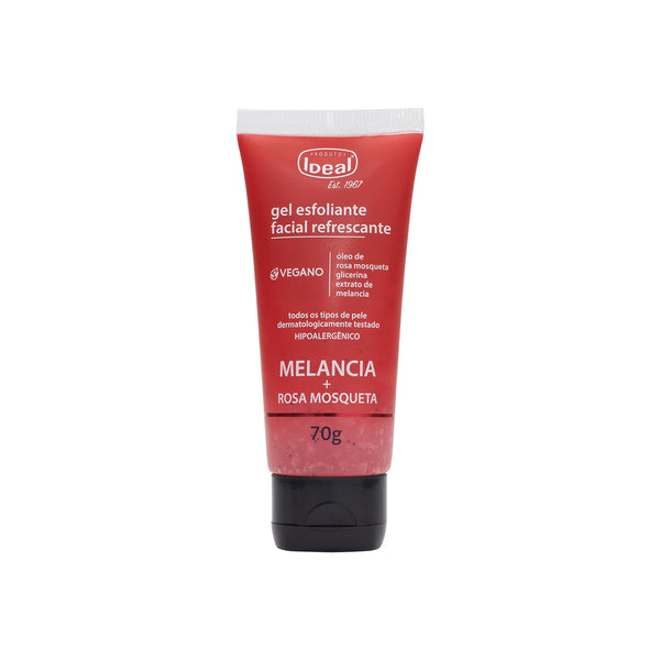 Gel Esfoliante Facial Refrescante Melancia Rosa Mosqueta - 70G