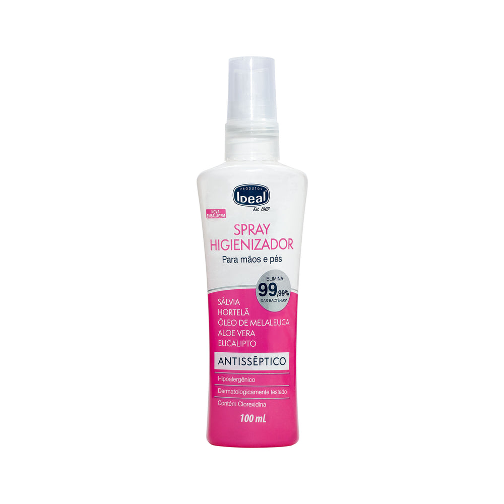 Spray Higienizador para Mãos e Pés - 100mL