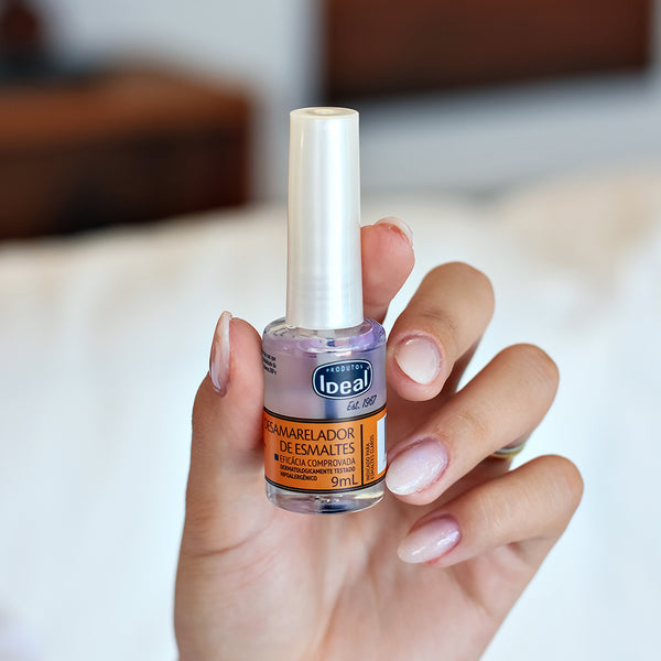 Desamarelador Esmaltes - TOP COAT - 9mL