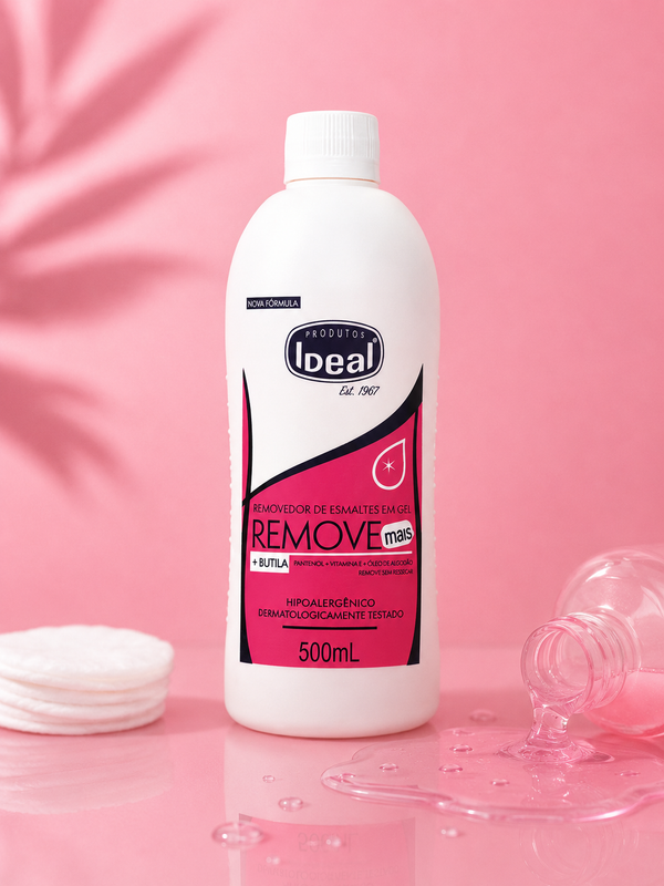 Removedor de Esmaltes em Gel - Remove Mais - 500mL