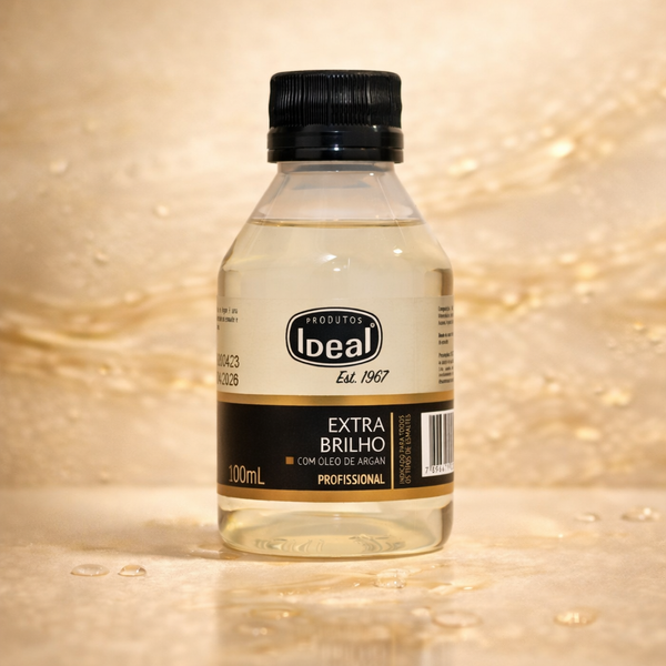 Extra Brilho com Óleo de Argan  - TOP COAT - 100mL