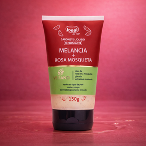 Sabonete Líquido Refrescante Melancia e Rosa Mosqueta - 150mL