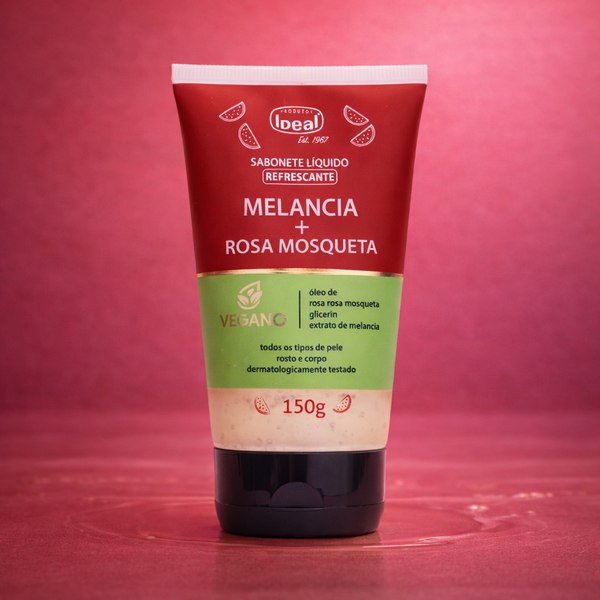 Sabonete Líquido Refrescante Melancia e Rosa Mosqueta - 150mL