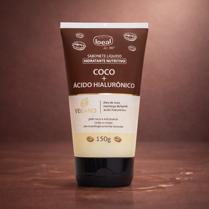 Sabonete Líquido Hidratante Nutritivo Coco e Ácido Hialurônico - 150mL