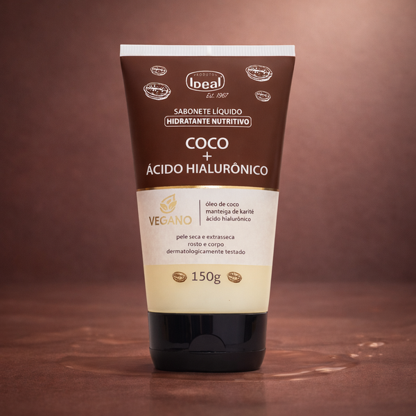Sabonete Líquido Hidratante Nutritivo Coco e Ácido Hialurônico - 150mL