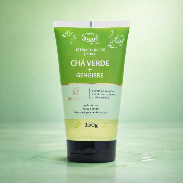 Sabonete Líquido Detox Chá Verde + Gengibre - 150mL