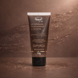 Gel Esfoliante Facial Protetor Calmante Cupuaçu e Melaleuca - 70G