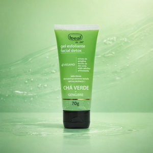 Gel Esfoliante Facial Detox Gengibre + Chá Verde - 70g