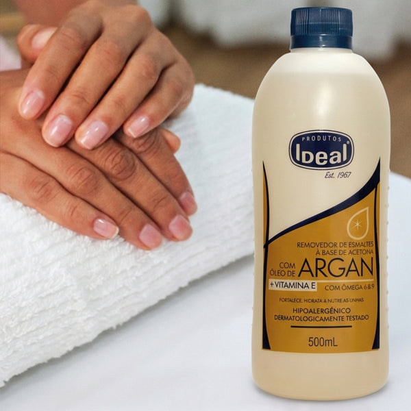 Removedor de Esmaltes com Óleo de Argan  - 500mL